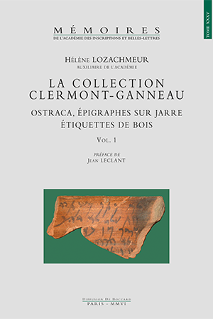 Tome 35 – La collection Clermont-Ganneau. Ostraca, épigraphes sur jarre, étiquettes de bois.
