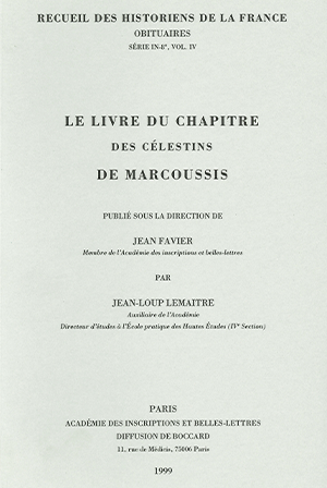 Recueil des Historiens de la France, Obituaires, vol. 4