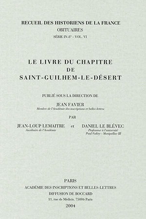 Recueil des Historiens de la France, Obituaires, vol. 6