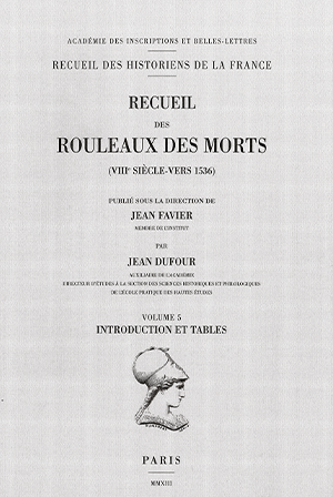 Recueil des Historiens de la France, Obituaires, vol. VIII/5
