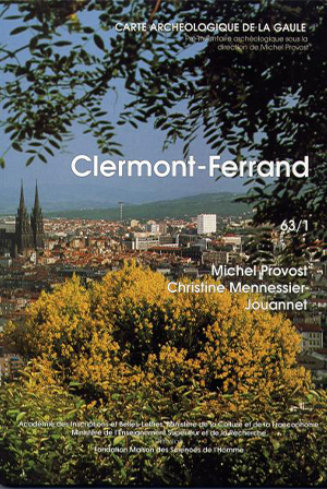 Carte archéologique de la Gaule 63-1 : Clermont-Ferrand
