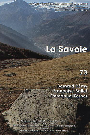 Carte archéologique de la Gaule 73 : La Savoie