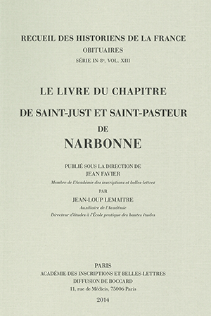 Recueil des Historiens de la France, Obituaires, vol. 13