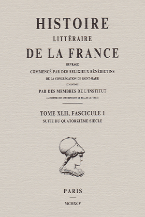 Histoire littéraire de la France. Tome 42-1