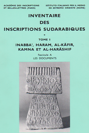 Inventaire des inscriptions sudarabiques – T. I