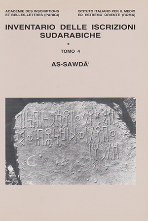 Inventaire des inscriptions sudarabiques – T. IV