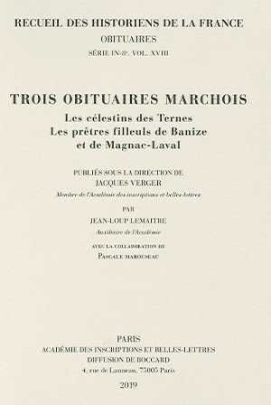 Recueil des Historiens de la France, Obituaires, vol. 18