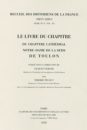 Recueil des Historiens de la France, vol. 20
