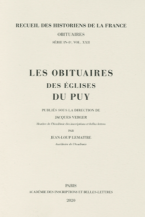 Recueil des Historiens de la France, vol. 22