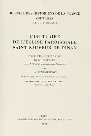 Recueil des Historiens de la France, vol. 23