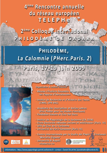 Philodème, La Calomnie (PHerc.Paris.2)<br /><br />