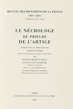 Recueil des Historiens de la France, vol. 24