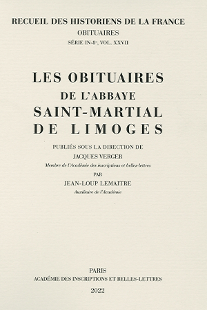Recueil des Historiens de la France, vol. 27