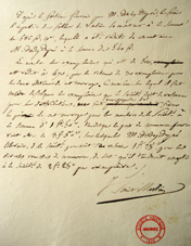 Note de Saint-Martin à propos de sa publication des Fables arméniennes de Vartan, [1825] - © Société Asiatique