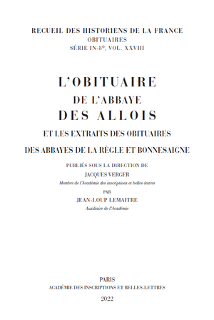 Recueil des Historiens de la France, vol. 28