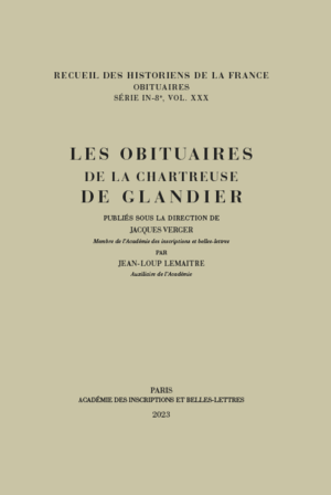 Recueil des Historiens de la France, vol. 30
