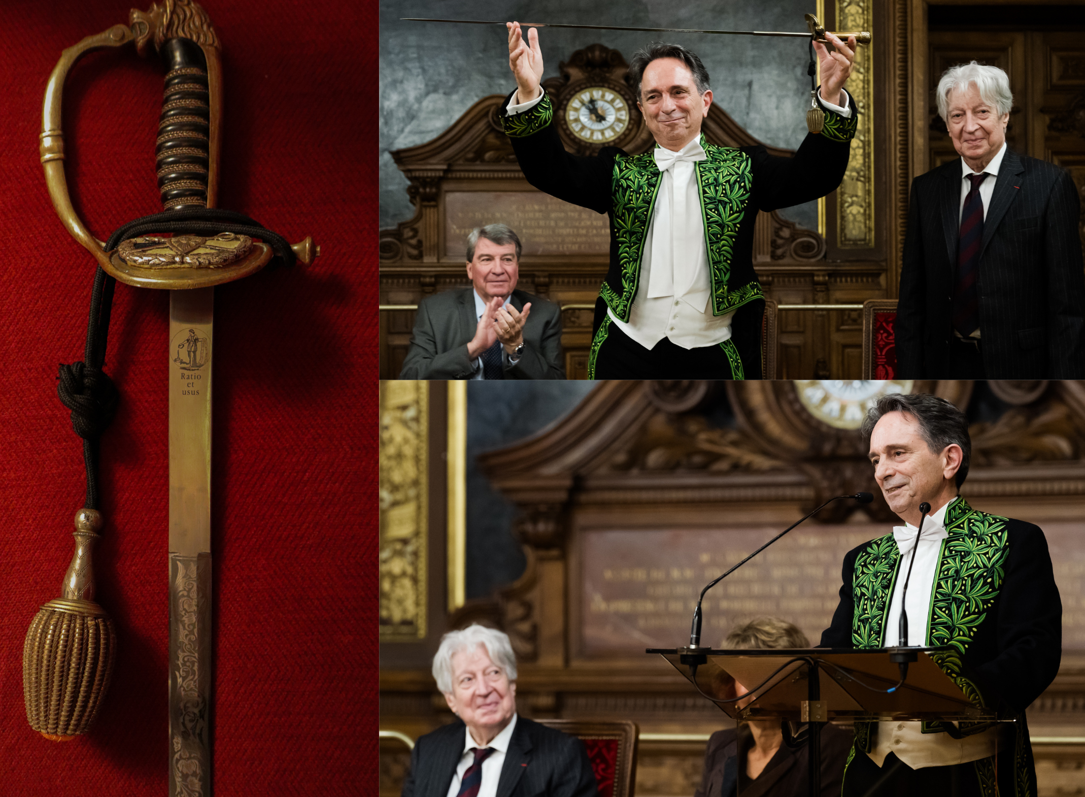 Cérémonie de remise d&rsquo;épée de Marc BARATIN